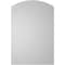 Ekena Millwork Arch Top Surface Mount PVC Gable Vent: Functional, w/ 2"W x 1-1/2"P Brickmould Frame, 24"W x 36"H GVPAR24X3602SF - alternate 5